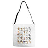 dabbing animals Adjustable Strap Totes