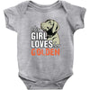This Girl Loves Her Golden Baby Onesie