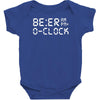 beer o'clock   mens funny Baby Bodysuit