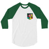 Flower Pocket 3/4 Sleeve Shirt