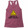 keep out of direct sunlight Racerback Tank