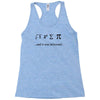 i ate sum pi t shirt s m l xl 2xl 3xl funny nerdy geeky college awesom Racerback Tank