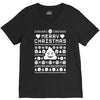 funny ugly christmas smiley emoticon V-Neck Tee