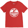 sasquatch research team V-Neck Tee