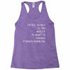 intelligence is the ability to adapt to change Racerback Tank