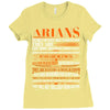 Arians Difficult Ones To Understand Zodiac Ladies Fitted T-Shirt