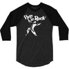 vive le rock! little richard black 3/4 Sleeve Shirt