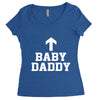 baby daddy funny new Women's Triblend Scoop T-shirt
