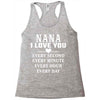 I Love You Nana Racerback Tank