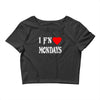 i f'n heart  mondays girls Crop Top