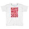 kanye west president 2020 funny humor mtv vma awards hip hop rap Toddler T-shirt