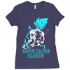 Super Saiyan God Vegeta Ladies Fitted T-Shirt