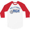 volleyball jefferson high varsity team 3/4 Sleeve Shirt
