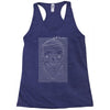skull division Racerback Tank