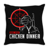 battle ground winner winner chicken dinner Throw Pillow