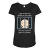 18 Years Of Probation Maternity Scoop Neck T-shirt
