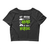my broom broke! so now i nurse Crop Top