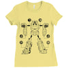 assemble megazord Ladies Fitted T-Shirt