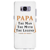 papa the man the myth the legend Samsung Galaxy S8 Plus Case