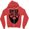 lumber jacked Zipper Hoodie