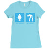 your girlfriend my girlfriend mens funny t shirt Ladies Fitted T-Shirt