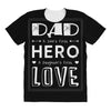 dad a son's first hero a daughters first love 2 All Over Women's T-shirt