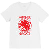 mother of cat new V-Neck Tee