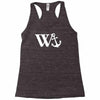 w anchor mens funny offensive Racerback Tank