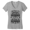 Real Kings Are Born On December 29 Women's V-Neck T-Shirt