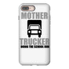 mother trucker doing the school run iPhone 8 Plus
