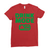 drink mode on (2) Ladies Fitted T-Shirt