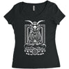 baphomet Women's Triblend Scoop T-shirt