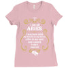 i am an aries Ladies Fitted T-Shirt