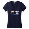 school photos Women's V-Neck T-Shirt