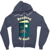 reading is fun Zipper Hoodie