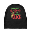 pizza christmas humor Baby Beanies