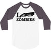 i shotgun zombies funny t shirt dead apocalypse s 3xl 3/4 Sleeve Shirt