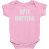 size matters Baby Onesie