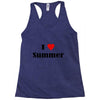 i love summer Racerback Tank