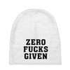 Zero Fucks Given Baby Beanies