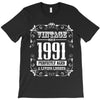 vintage made in 1991 perfectly aged a living legend T-Shirt