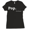 pop Ladies Fitted T-Shirt
