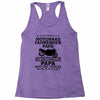 motorrad papa Racerback Tank