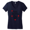 happy valenties day babe Women's V-Neck T-Shirt