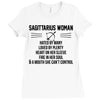 Sagittarius Woman Ladies Fitted T-Shirt