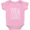 screw your lab safety i want superpowers Baby Onesie