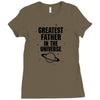 Greatest Father In The Universe Ladies Fitted T-Shirt