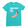 frenchies and yoga Ladies Fitted T-Shirt