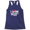 i love the 90's  musik dj fun Racerback Tank