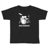 drummer drum kit indie rock music Toddler T-shirt